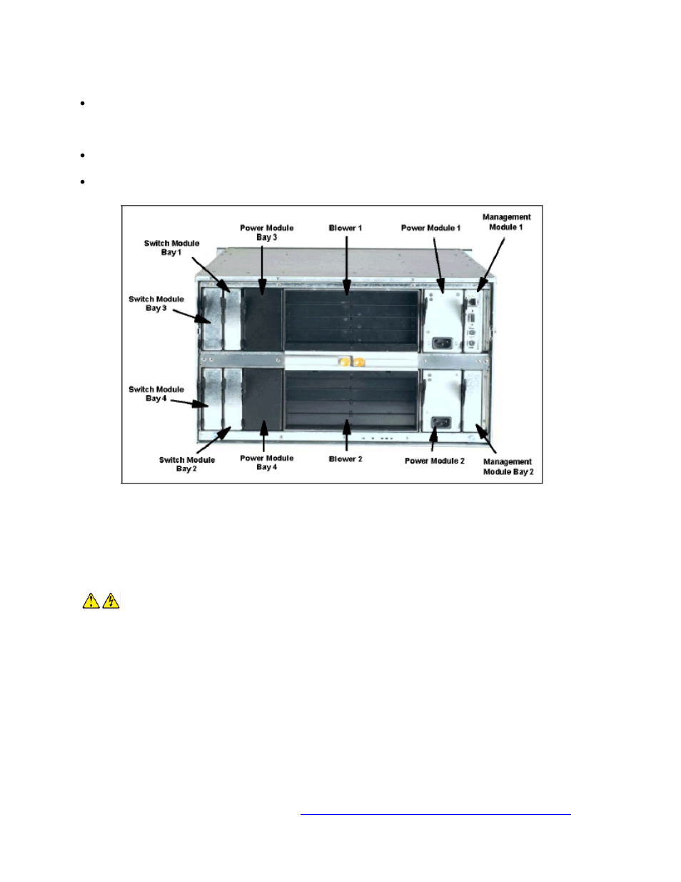 3 notes, 1 contributors, Notes | Contributors, Figure 1 bladecenter chassis – rear view | McDATA 8832 User Manual | Page 7 / 54