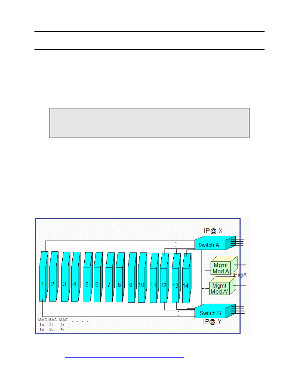 2 preparatory steps, 1 network configuration, Installation and configuration | Preparatory steps, Network configuration, Figure 2 bladecenter internal network | McDATA 8832 User Manual | Page 8 / 54