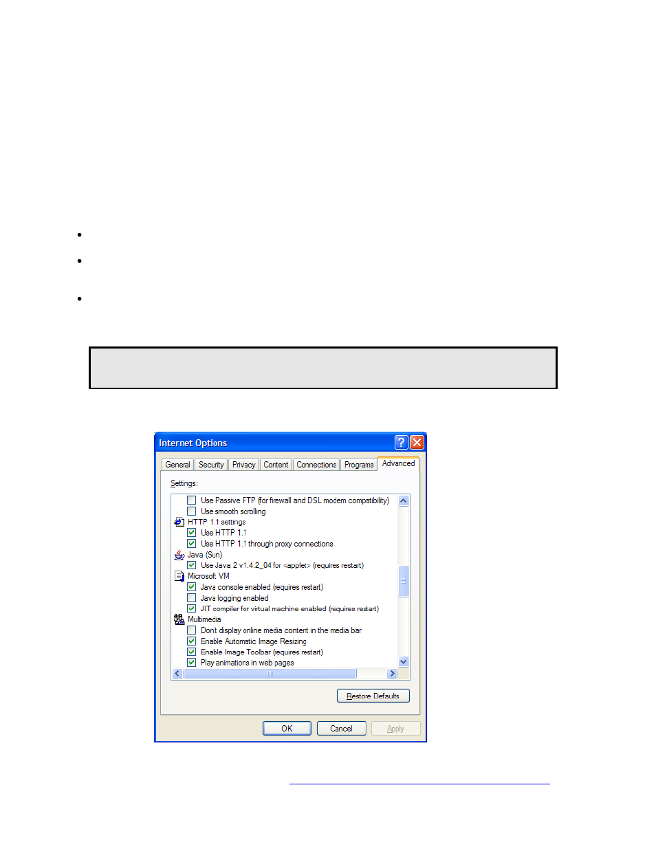 2 bladecenter management module, 3 remote control hints and tips, Bladecenter management module | Remote control hints and tips, Figure 3 jvm selection in ie | McDATA 8832 User Manual | Page 9 / 54
