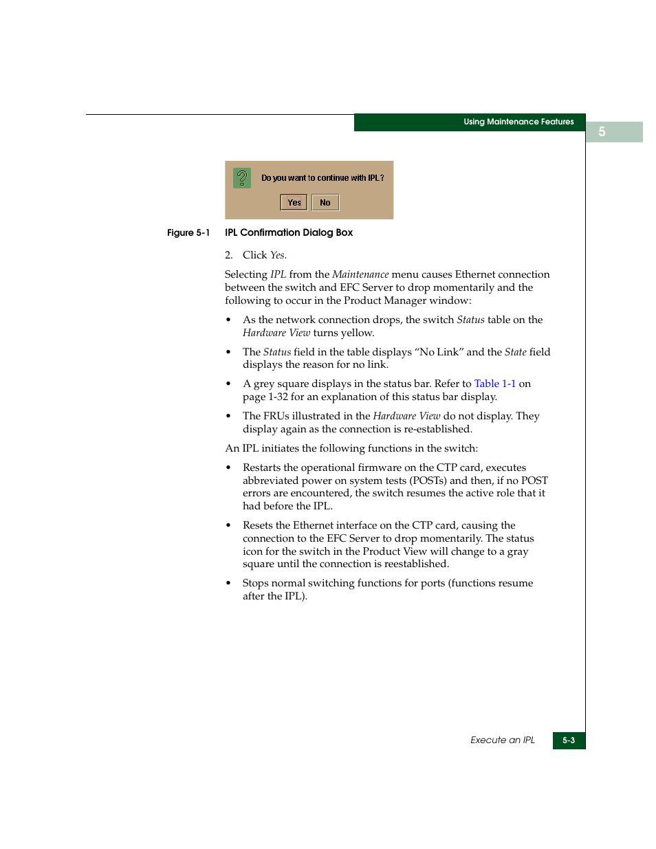 Ipl confirmation dialog box -3 | McDATA Sphereon 4500 User Manual | Page 141 / 216