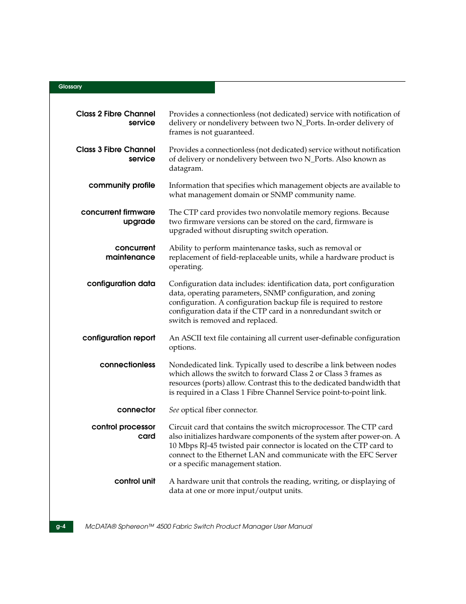 McDATA Sphereon 4500 User Manual | Page 192 / 216