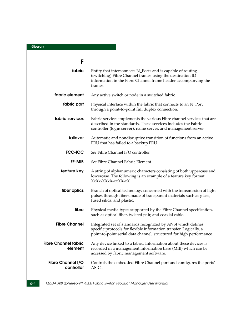 McDATA Sphereon 4500 User Manual | Page 196 / 216