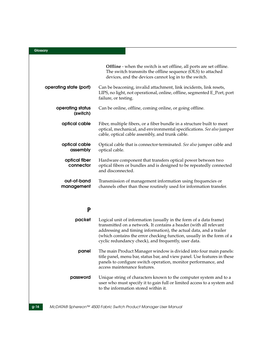 McDATA Sphereon 4500 User Manual | Page 204 / 216