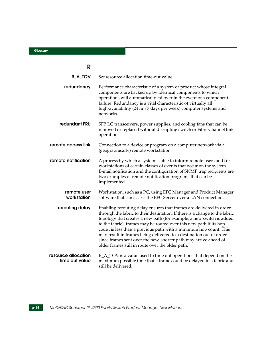 McDATA Sphereon 4500 User Manual | Page 206 / 216