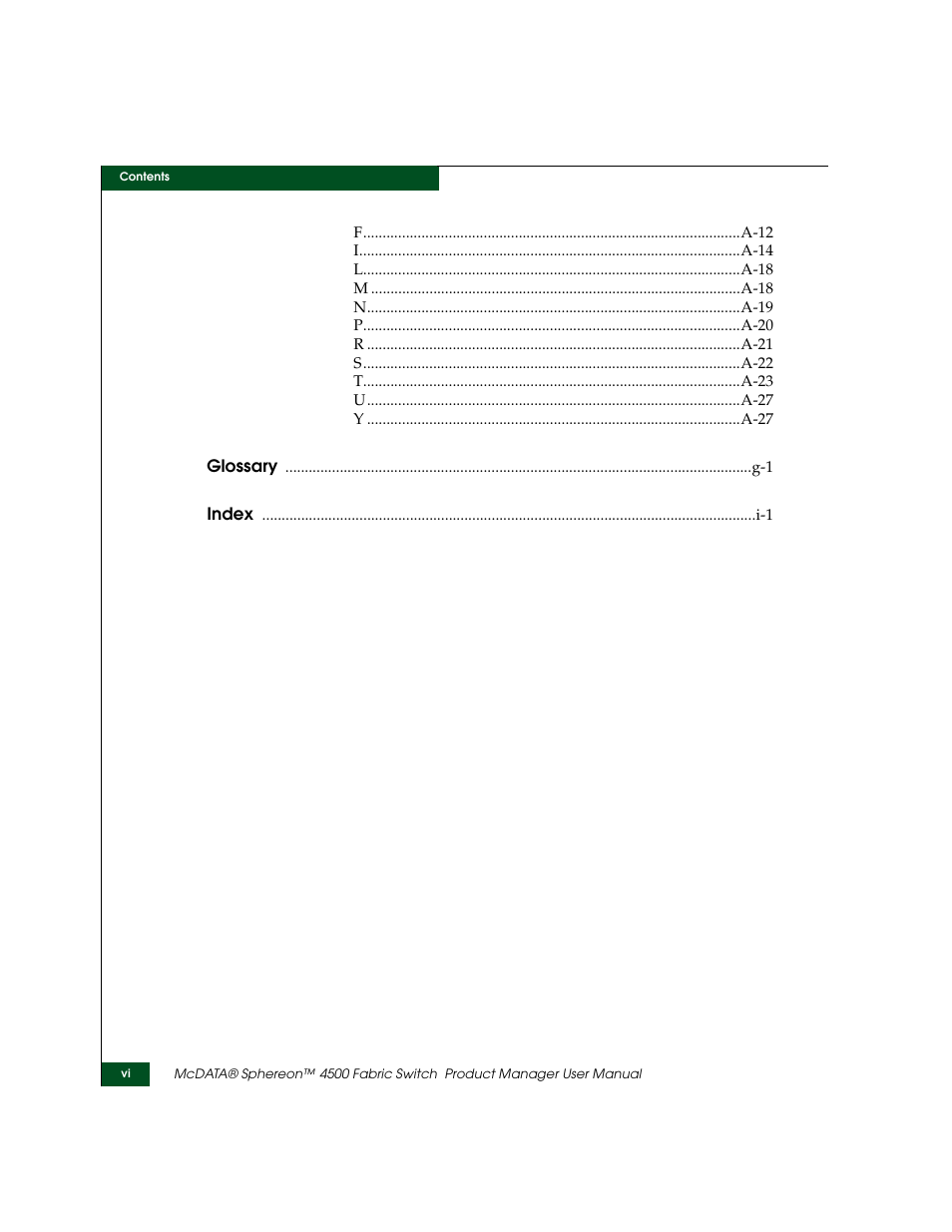 McDATA Sphereon 4500 User Manual | Page 6 / 216
