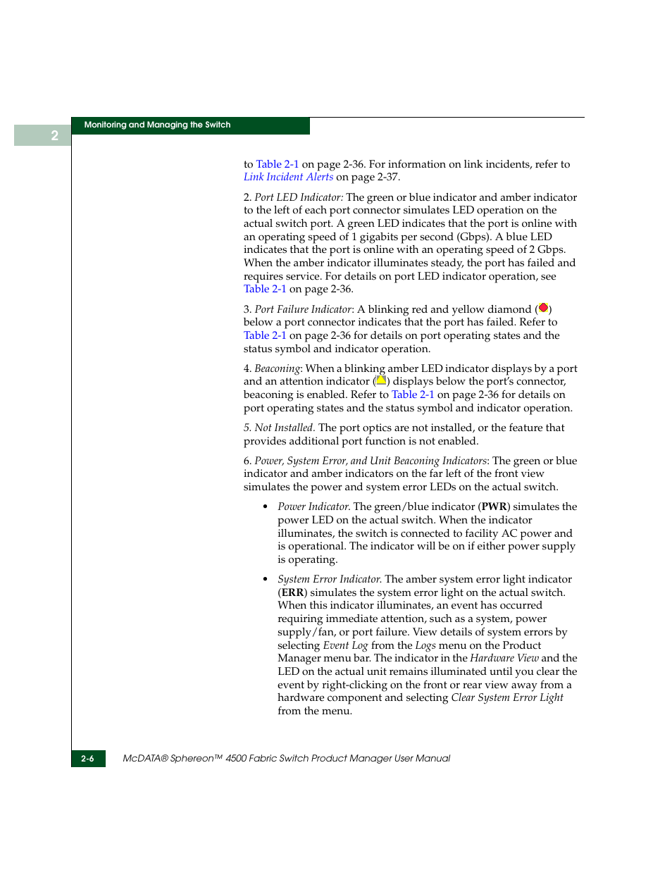 McDATA Sphereon 4500 User Manual | Page 62 / 216