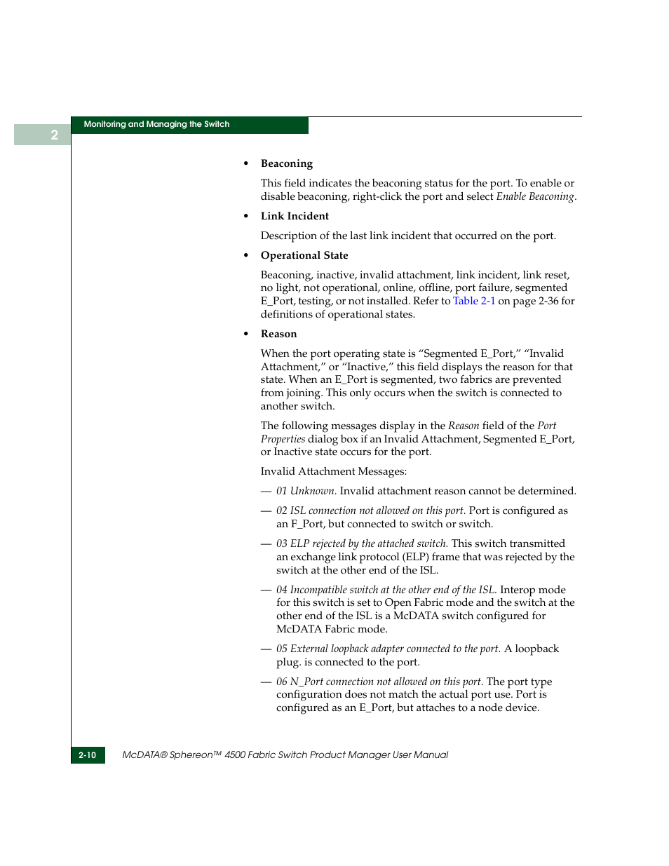 McDATA Sphereon 4500 User Manual | Page 66 / 216