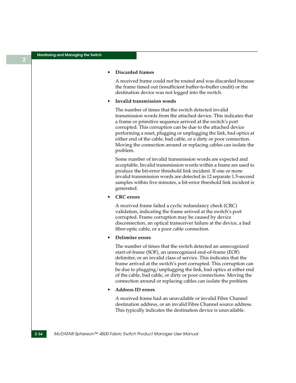 McDATA Sphereon 4500 User Manual | Page 90 / 216