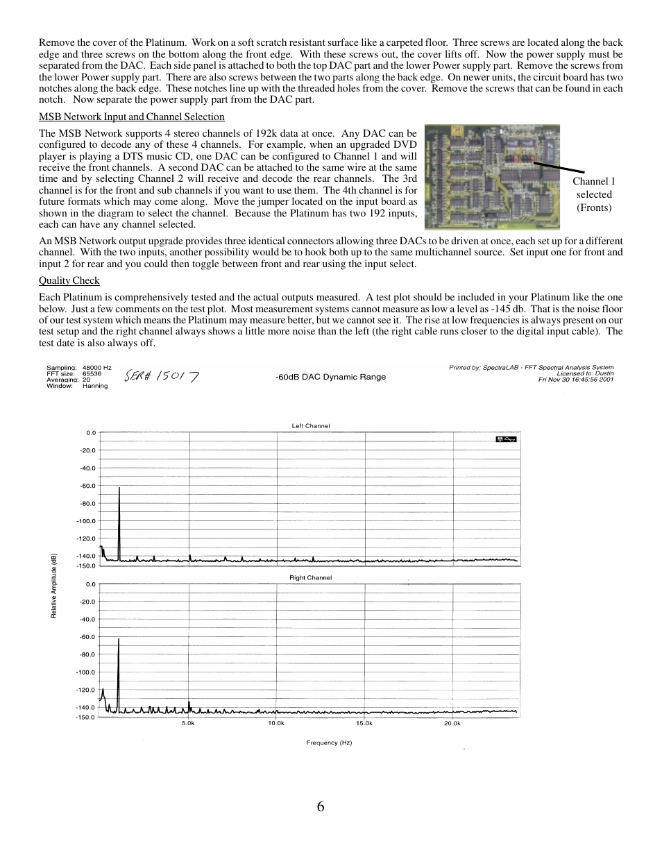 MSB Technology DAC II User Manual | Page 6 / 7