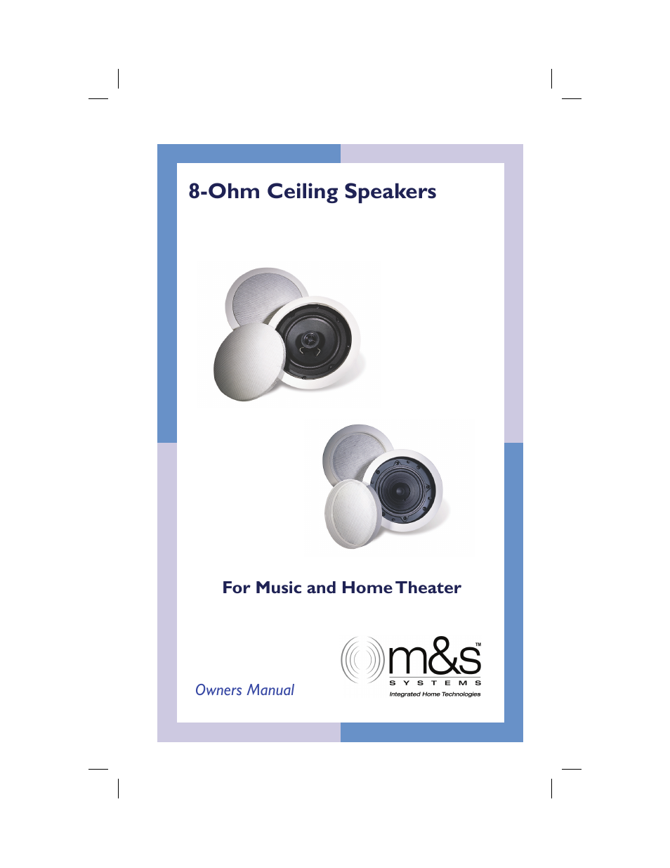 M&S Systems 8-Ohm User Manual | 12 pages