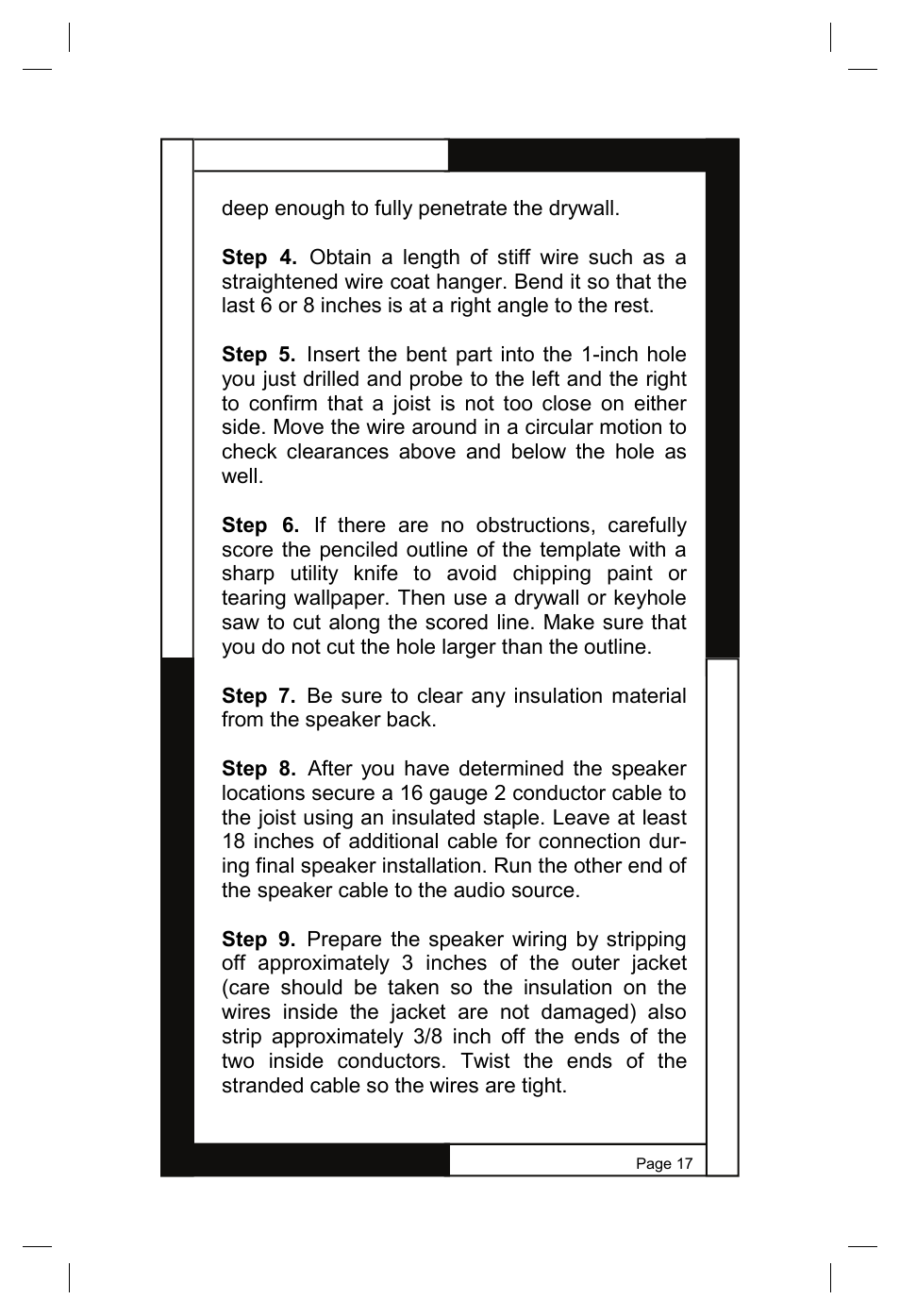 M&S Systems WG150W User Manual | Page 17 / 24
