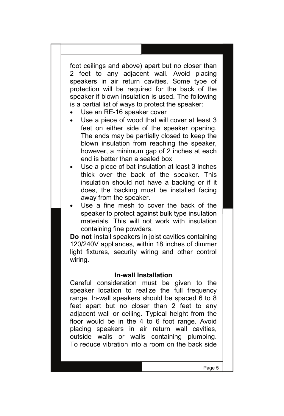 M&S Systems WG150W User Manual | Page 5 / 24