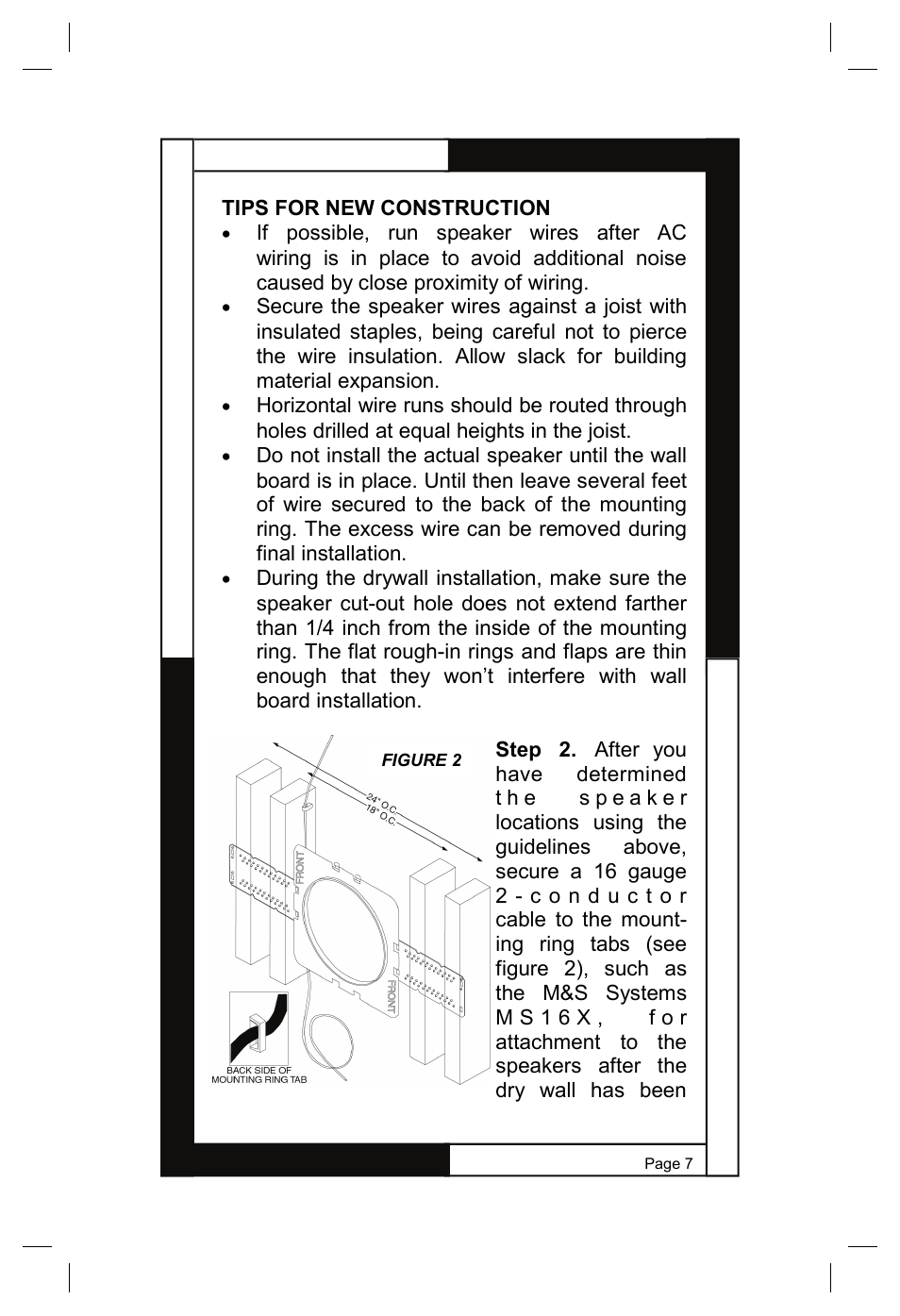 M&S Systems WG150W User Manual | Page 7 / 24