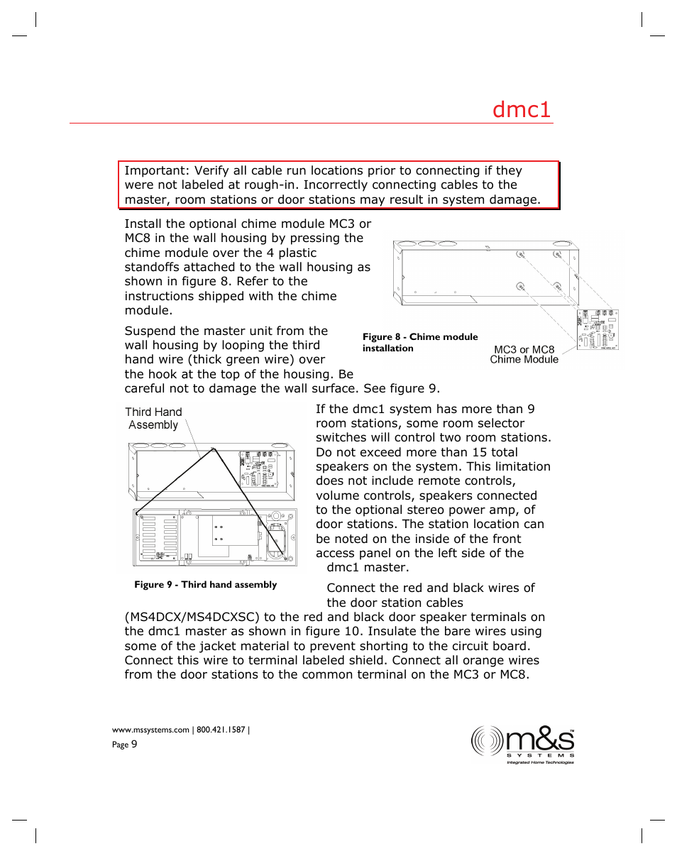 Dmc1 | M&S Systems dmc1 User Manual | Page 9 / 16