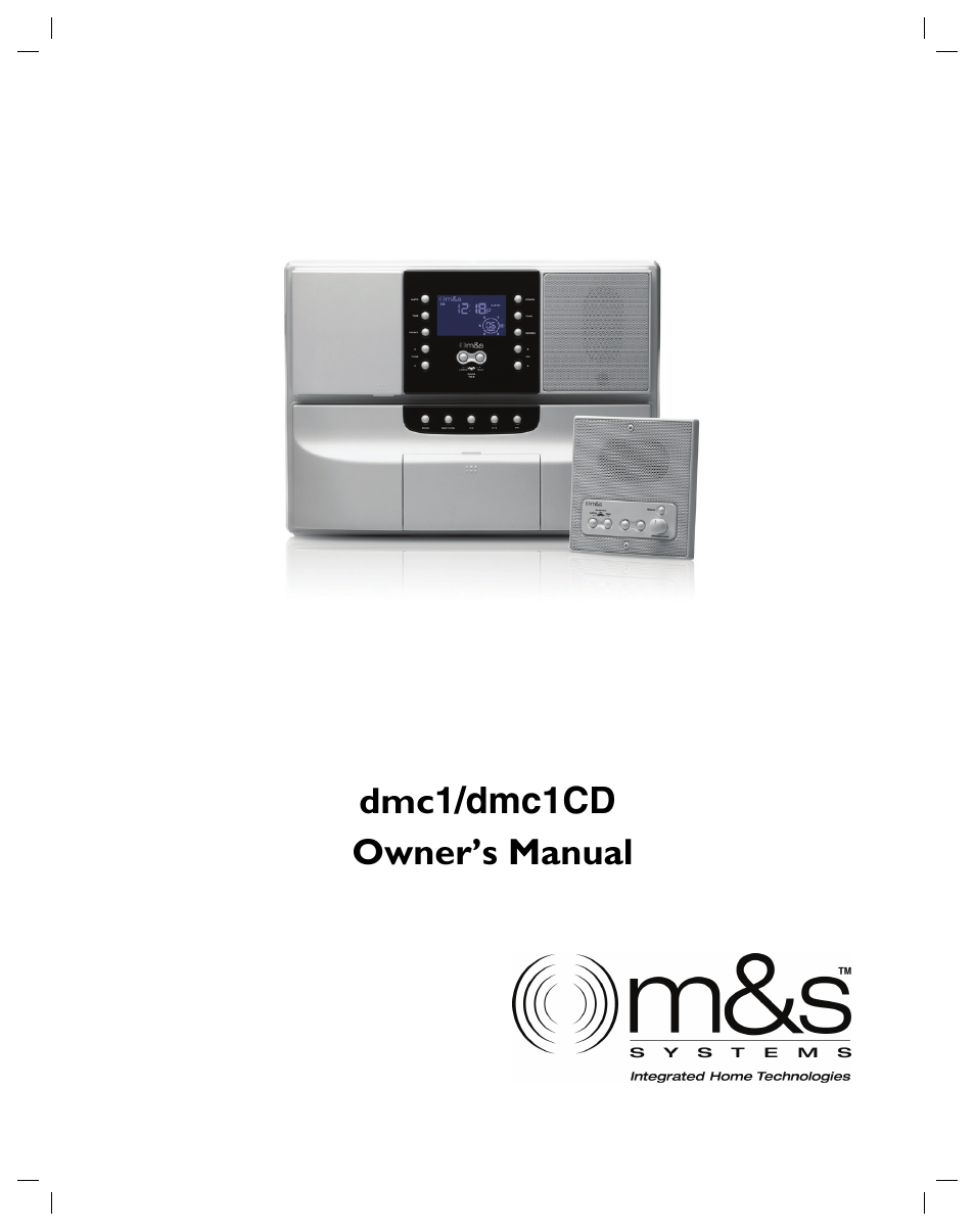 M&S Systems dmc1/dmc1CD User Manual | 24 pages