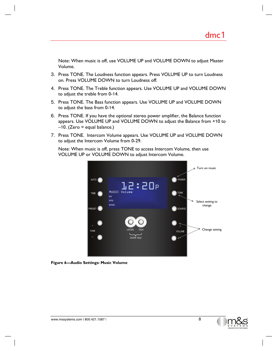 Dmc 1 | M&S Systems dmc1/dmc1CD User Manual | Page 13 / 24