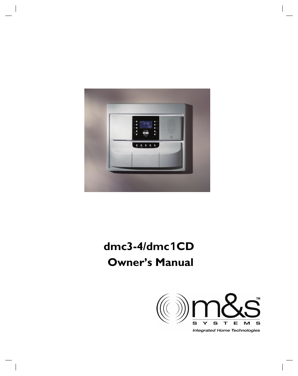 M&S Systems dmc3-4/dmc1 User Manual | 24 pages