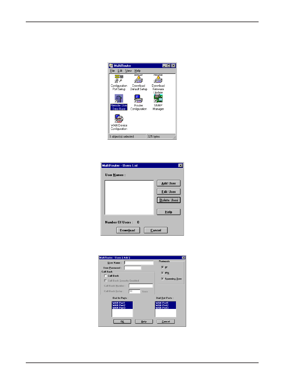 Setting up your remote user database | Multi-Tech Systems MTASR3-200 User Manual | Page 24 / 82