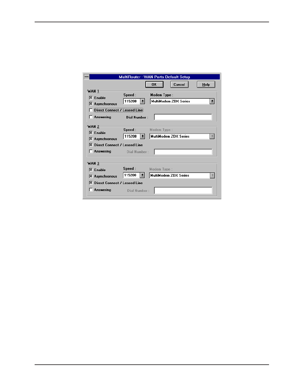 Wan port setup | Multi-Tech Systems MTASR3-200 User Manual | Page 33 / 82