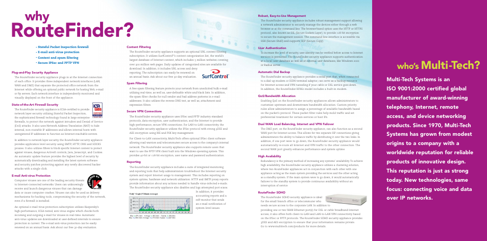 Routefinder, Multi-tech, Who’s | Multi-Tech Systems Multi-Tech RouteFinder RF850 User Manual | Page 5 / 8