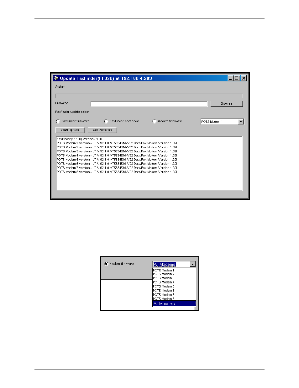 Multi-Tech Systems Multi-Tech FaxFinder FF820 User Manual | Page 176 / 207