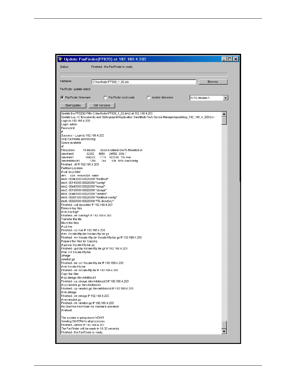 Multi-Tech Systems Multi-Tech FaxFinder FF820 User Manual | Page 181 / 207