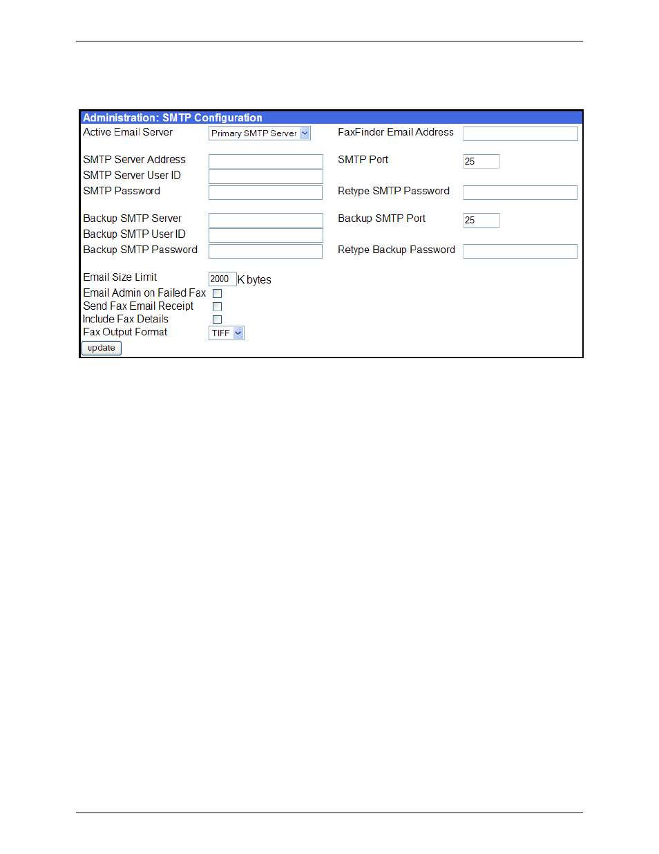 Setting up the mail server, Configuring the faxfinder’s modems | Multi-Tech Systems Multi-Tech FaxFinder FF820 User Manual | Page 35 / 207