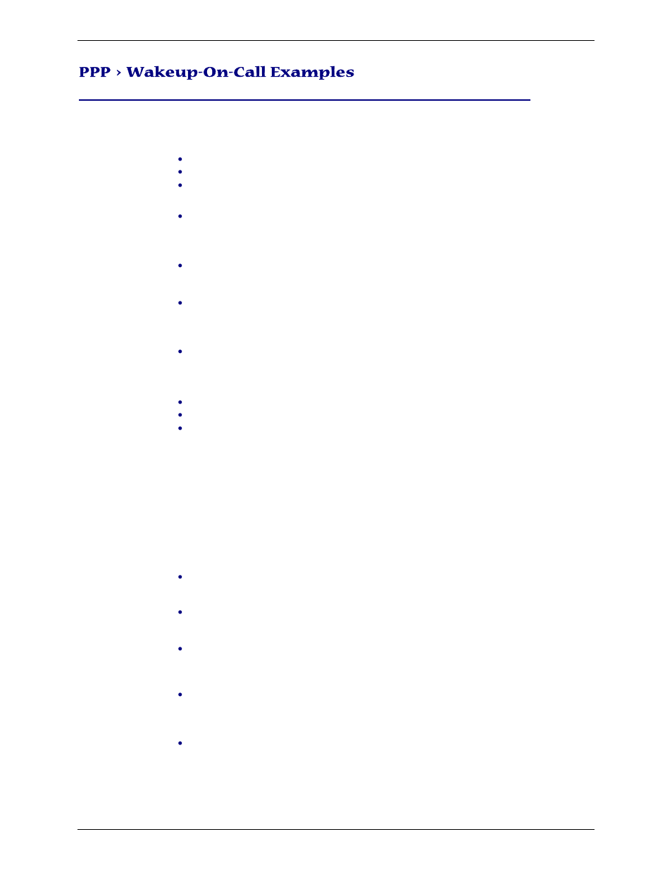 Ppp > wakeup-on-call examples | Multi-Tech Systems Multimodem RJ-9 User Manual | Page 33 / 62