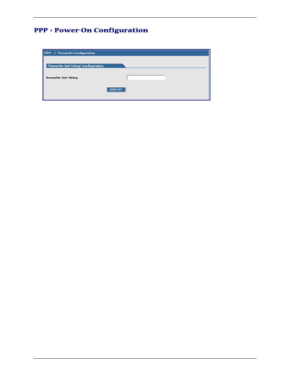 Ppp > power-on configuration | Multi-Tech Systems Multimodem RJ-9 User Manual | Page 36 / 62