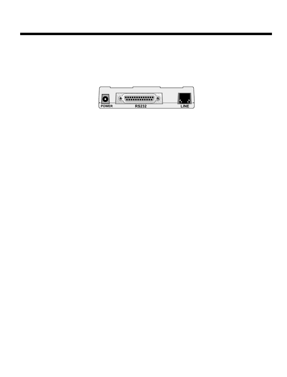 3 back panel, 1 power connector, 2 rs232 connector | 3 line connector, Power connector, Rs232 connector, Line connector | Multi-Tech Systems MT56DSU-S User Manual | Page 12 / 38