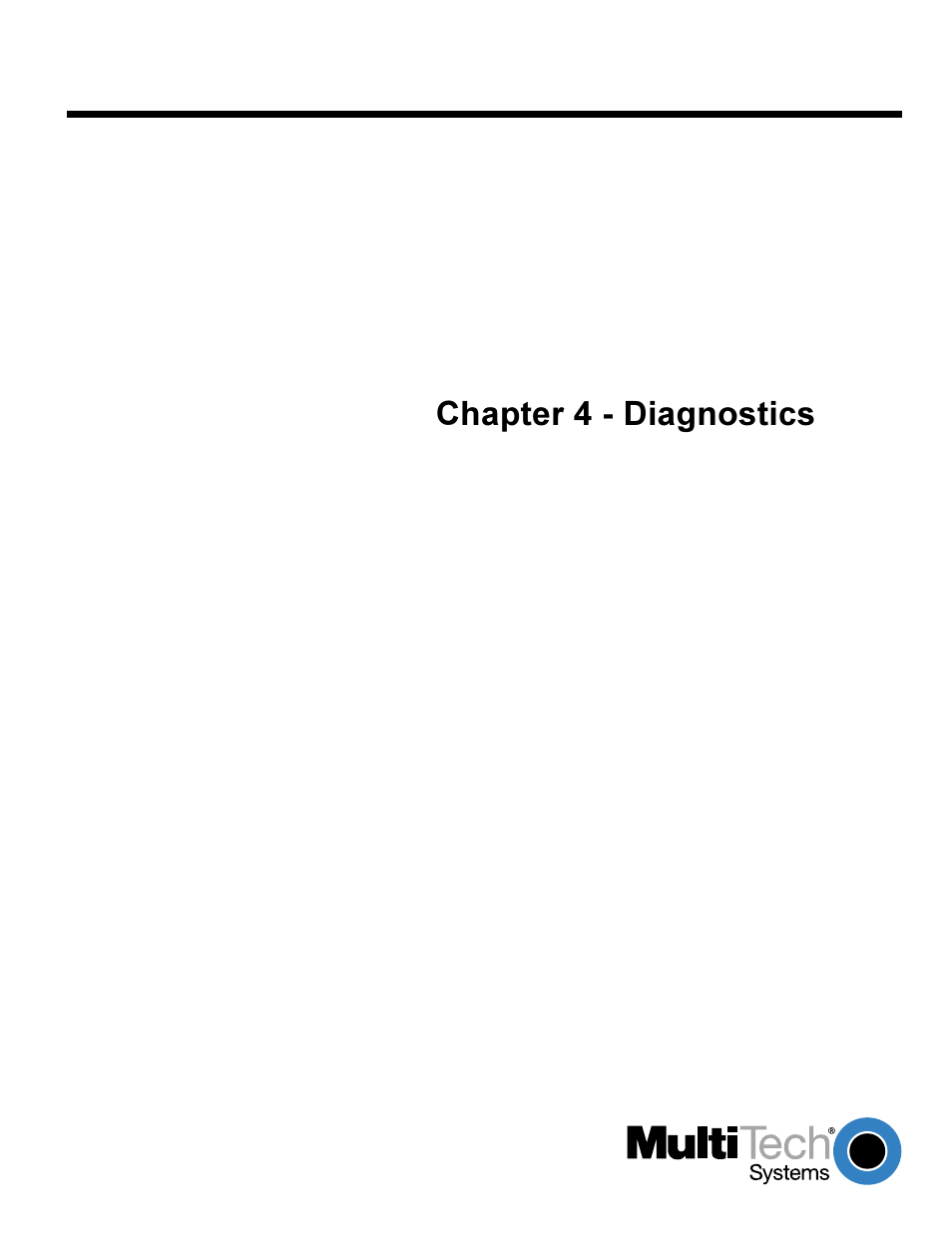 Chapter 4 - diagnostics | Multi-Tech Systems MT56DSU-S User Manual | Page 19 / 38