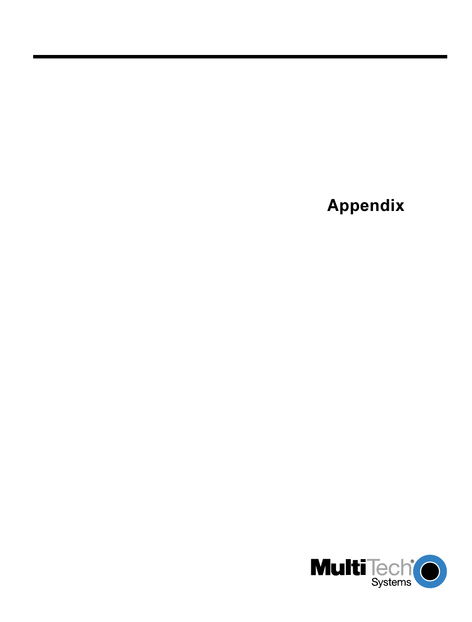 Appendix | Multi-Tech Systems MT56DSU-S User Manual | Page 28 / 38