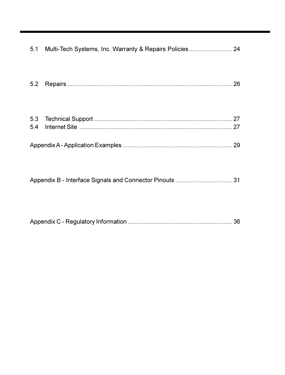 Multi-Tech Systems MT56DSU-S User Manual | Page 4 / 38
