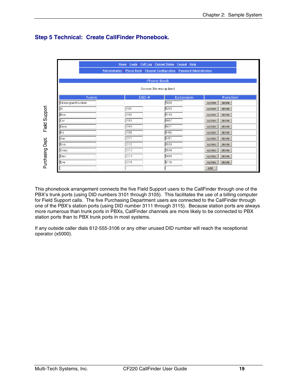 Multi-Tech Systems CF220 User Manual | Page 19 / 84