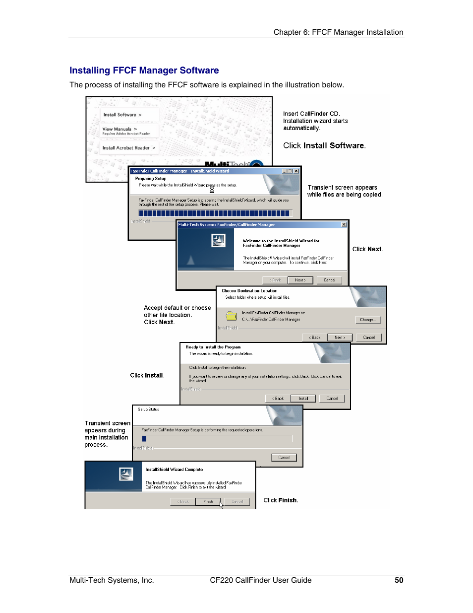 Multi-Tech Systems CF220 User Manual | Page 50 / 84