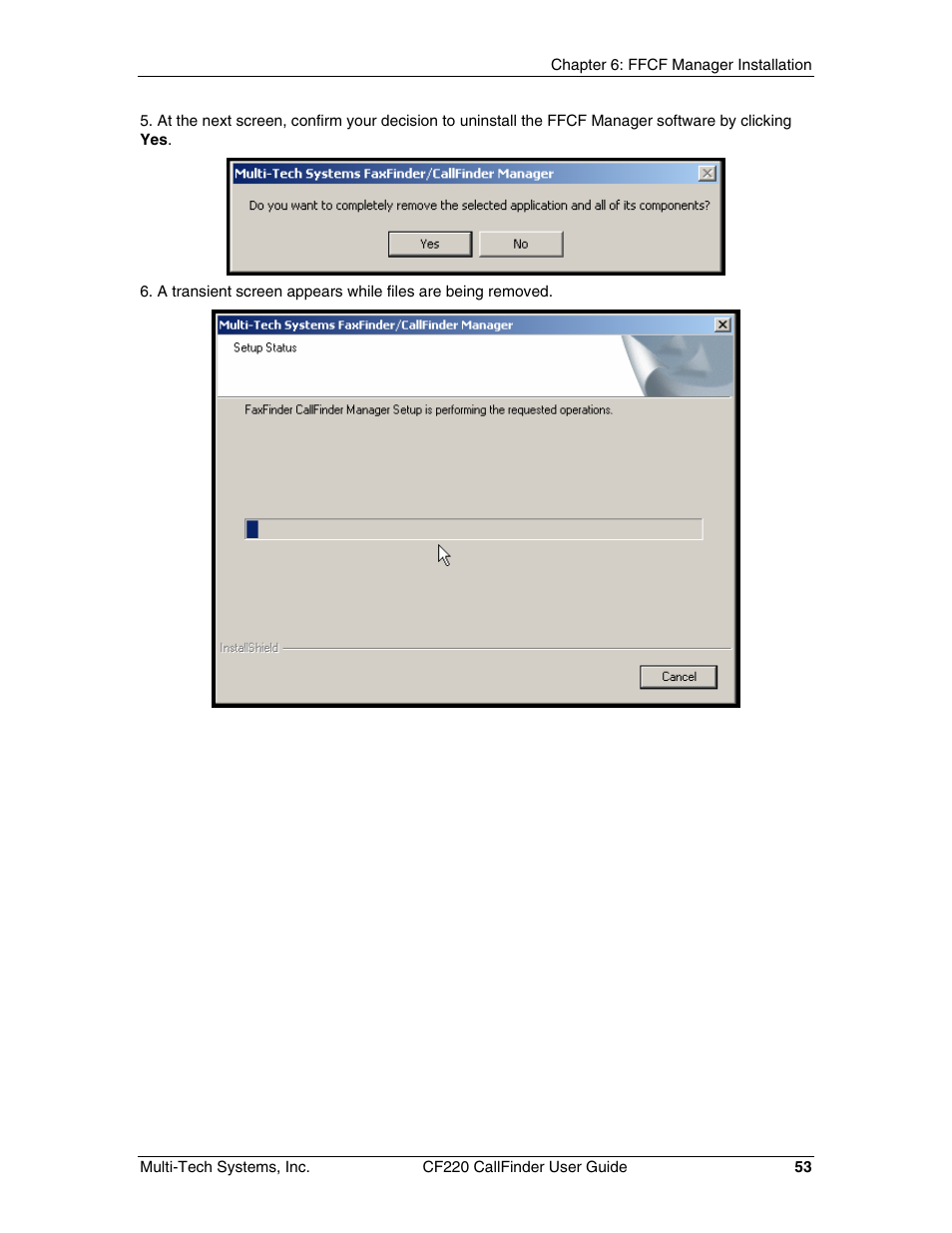 Multi-Tech Systems CF220 User Manual | Page 53 / 84