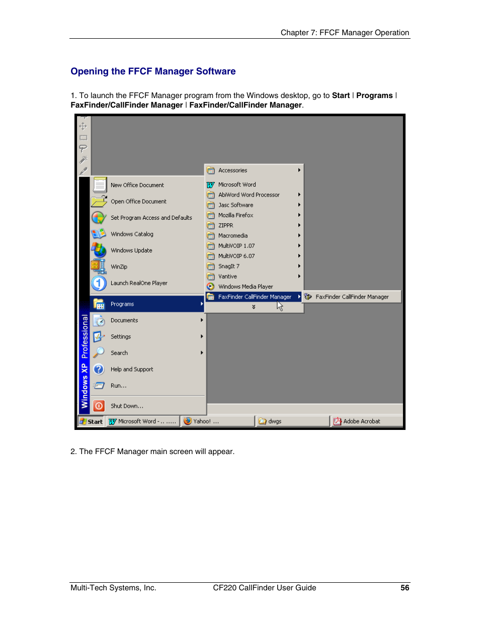Multi-Tech Systems CF220 User Manual | Page 56 / 84