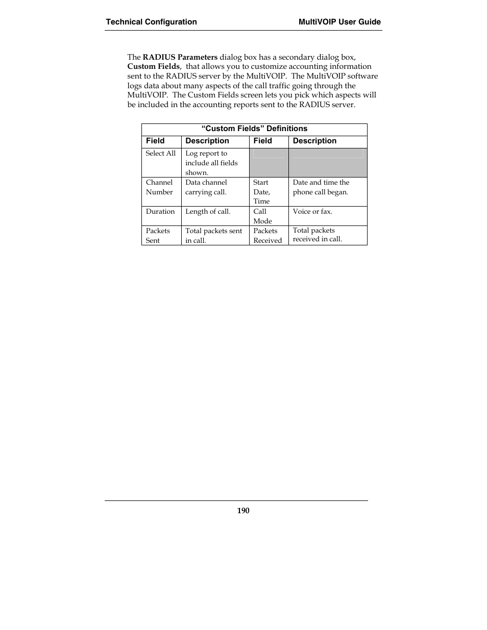 Multi-Tech Systems MVP210-SS User Manual | Page 190 / 415