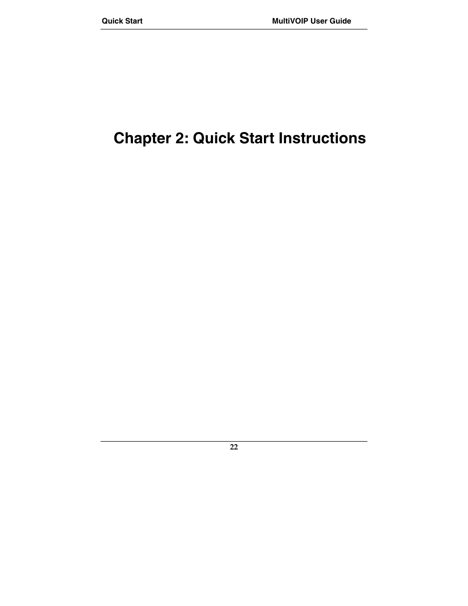 Chapter 2: quick start instructions | Multi-Tech Systems MVP210-SS User Manual | Page 22 / 415