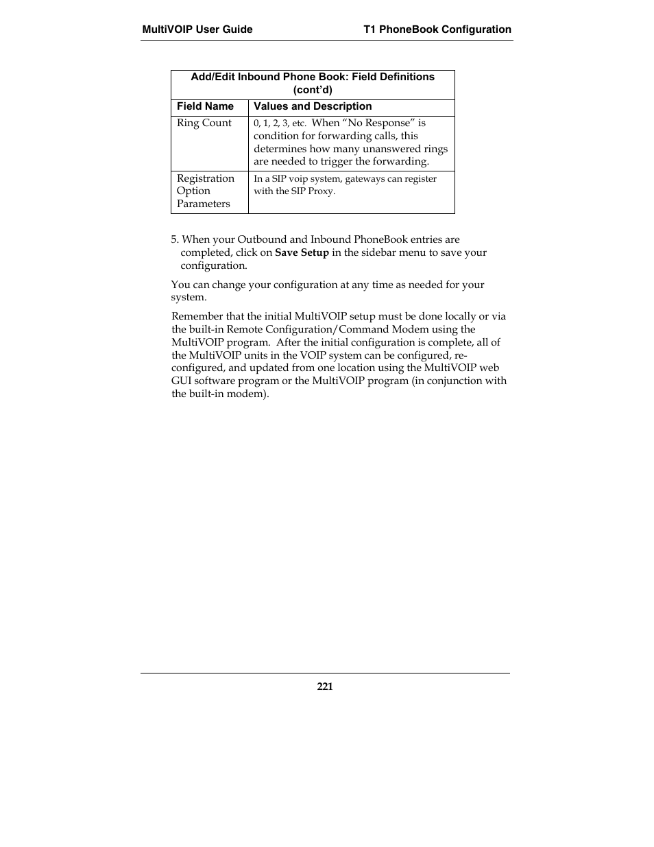 Multi-Tech Systems MVP210-SS User Manual | Page 221 / 415