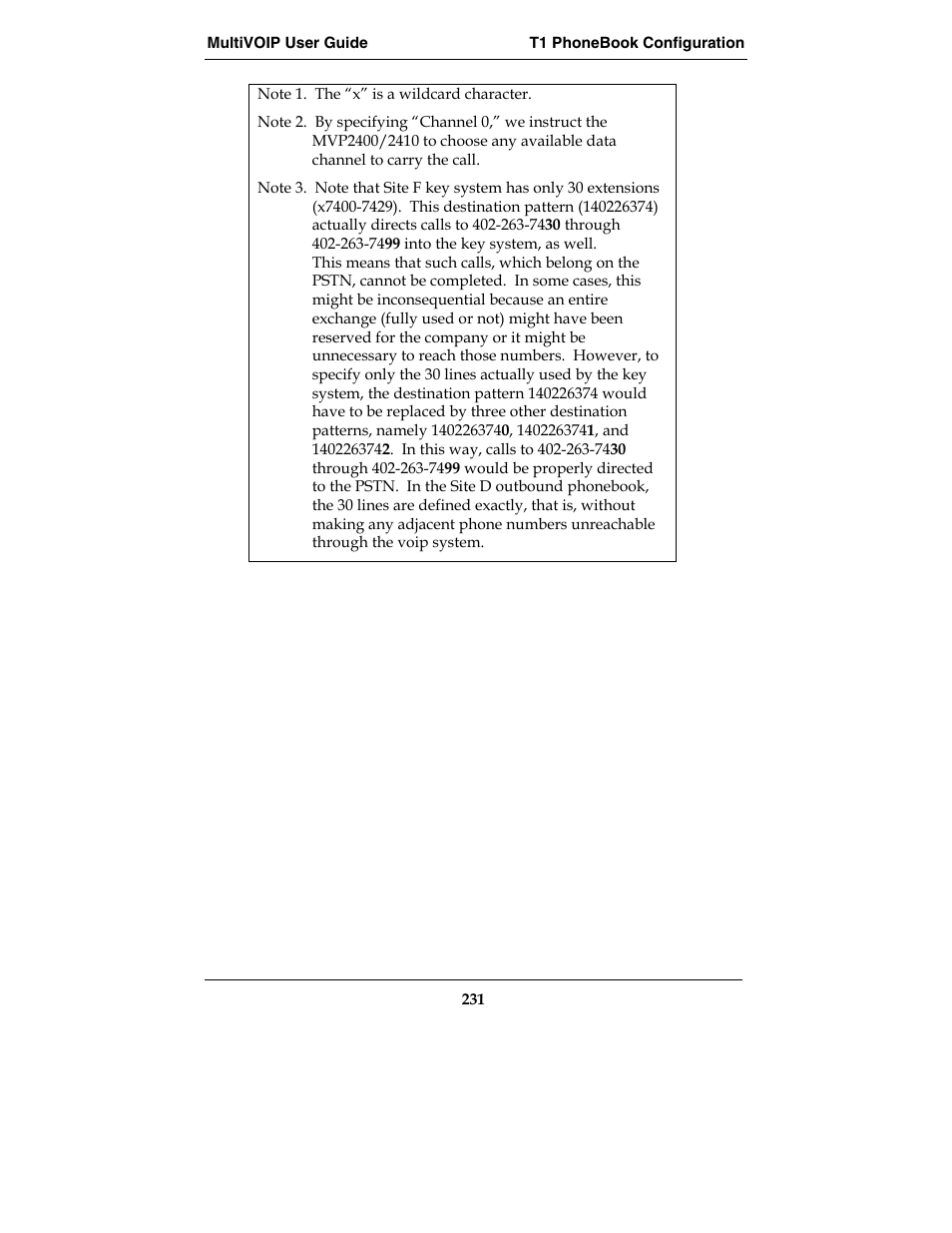 Multi-Tech Systems MVP210-SS User Manual | Page 231 / 415