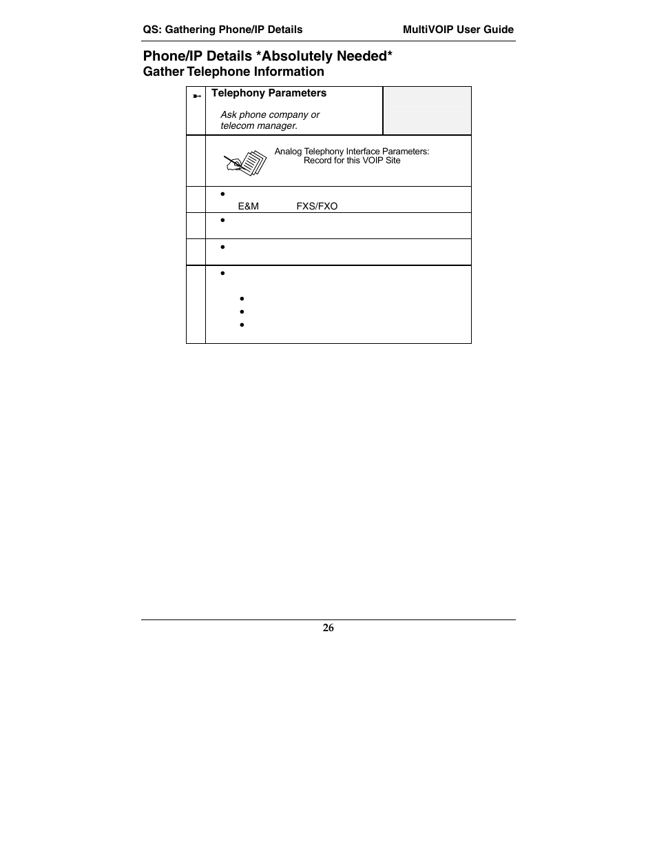 Phone/ip details *absolutely needed | Multi-Tech Systems MVP210-SS User Manual | Page 26 / 415