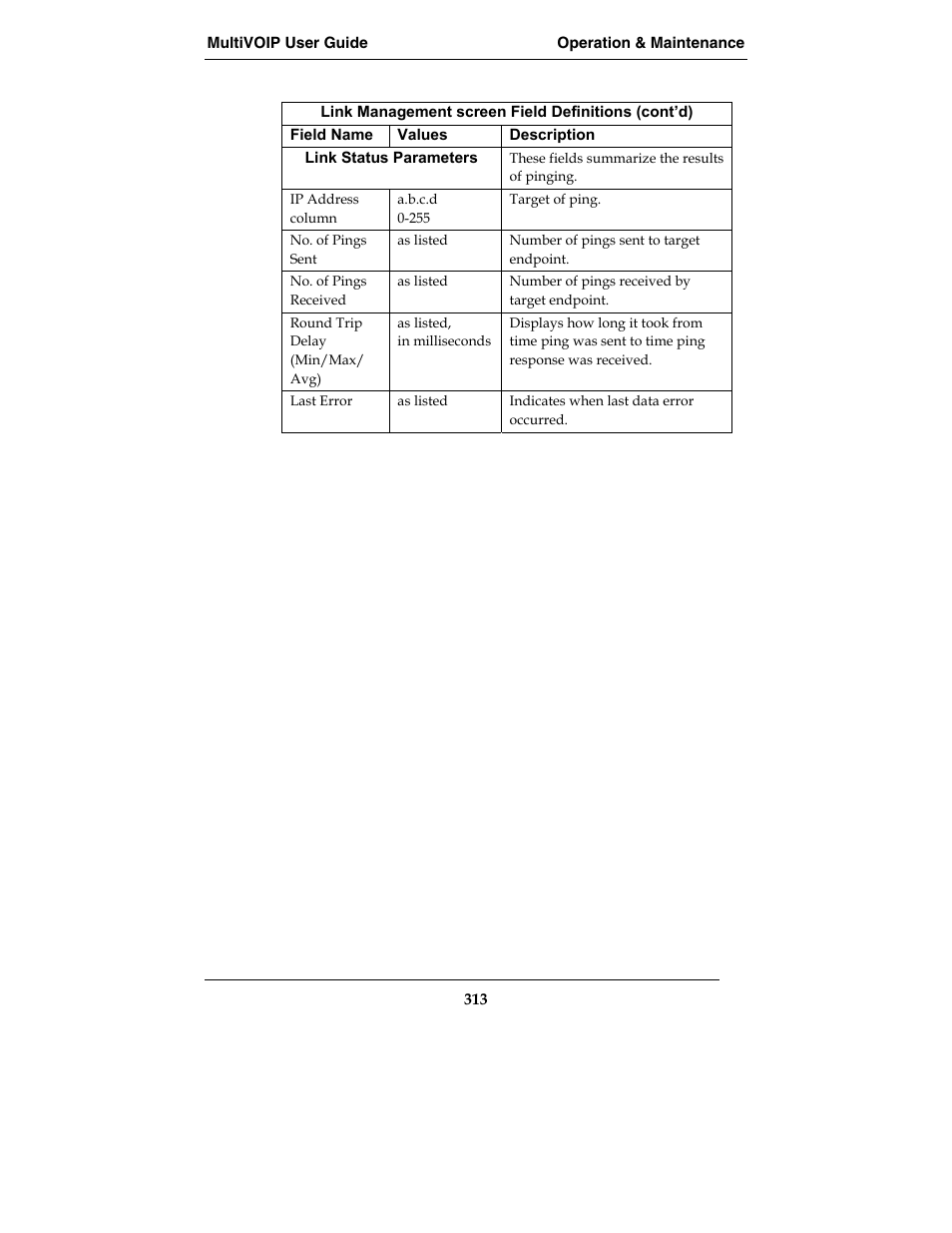 Multi-Tech Systems MVP210-SS User Manual | Page 313 / 415