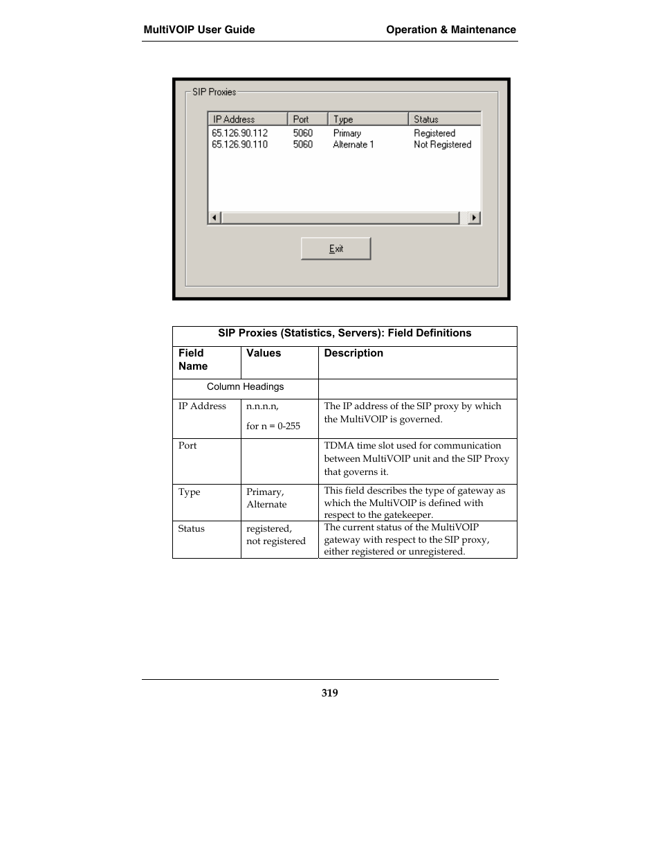 Multi-Tech Systems MVP210-SS User Manual | Page 319 / 415