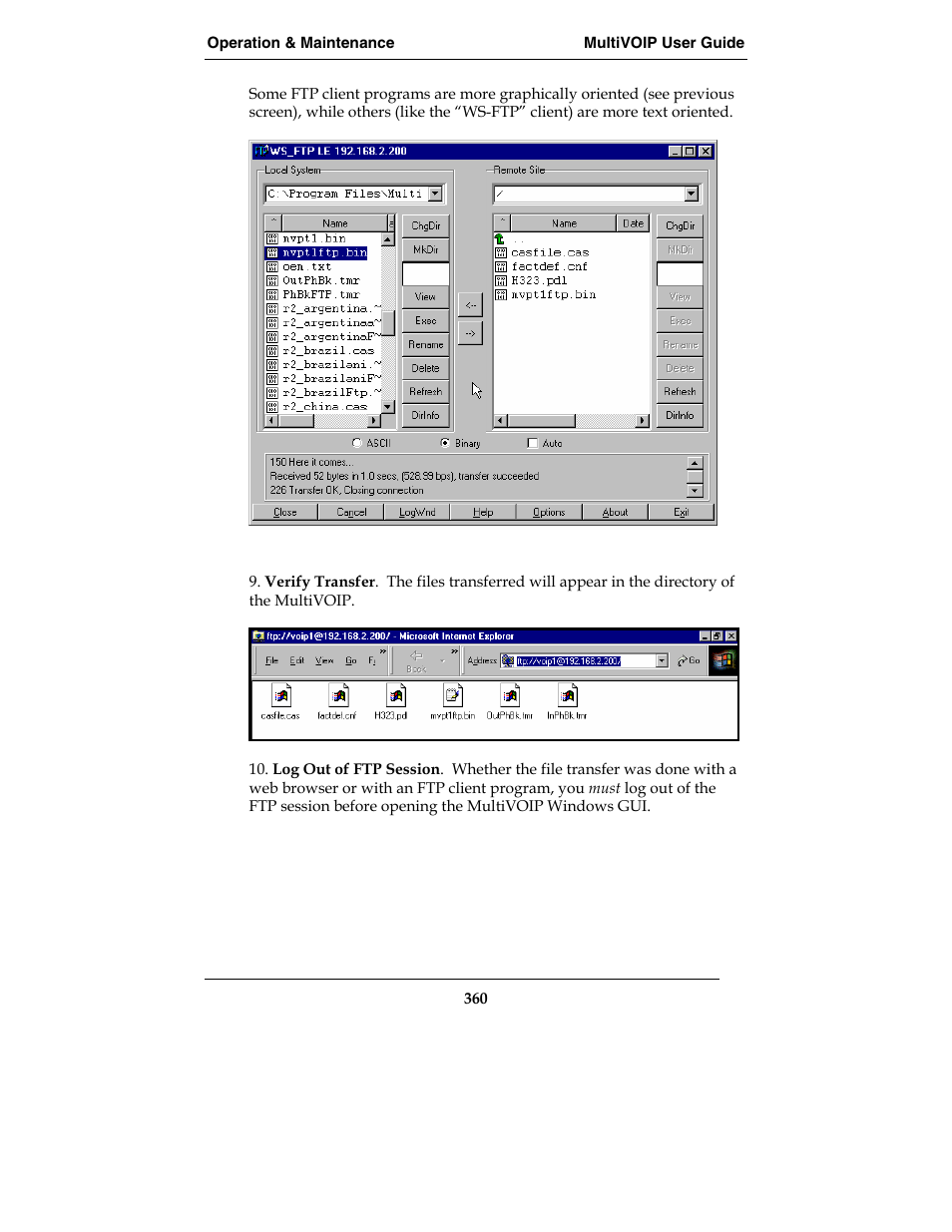 Multi-Tech Systems MVP210-SS User Manual | Page 360 / 415