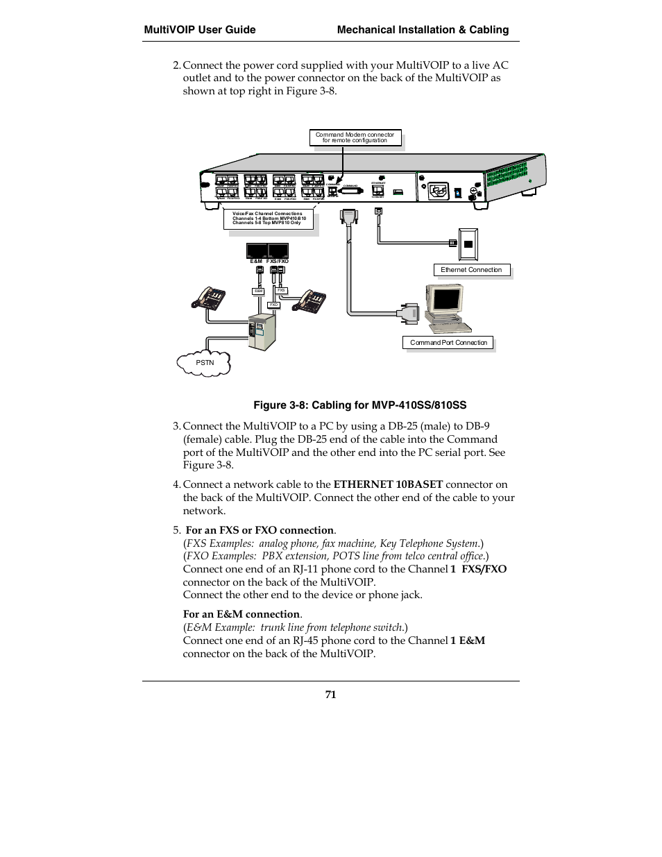 Multi-Tech Systems MVP210-SS User Manual | Page 71 / 415