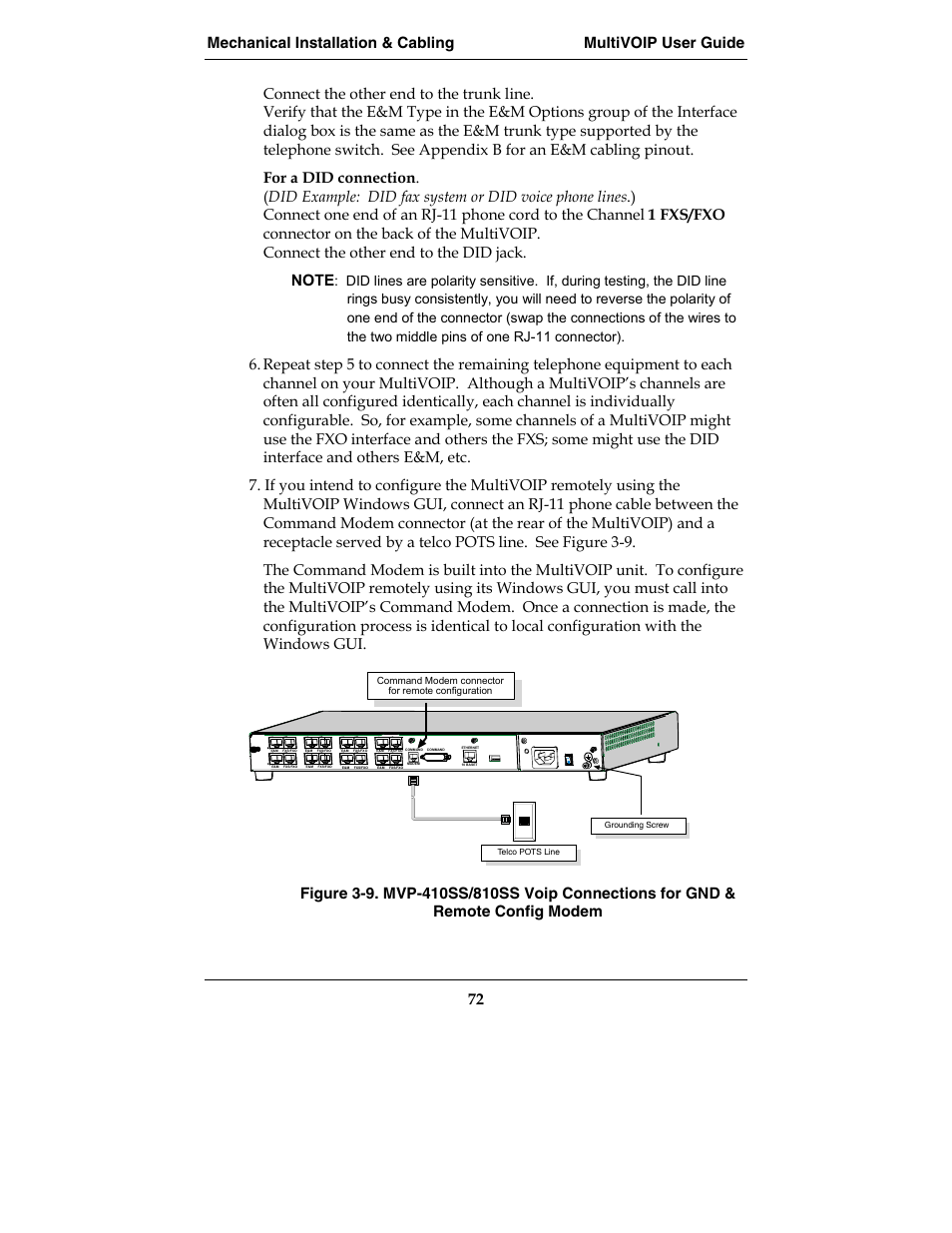 Multi-Tech Systems MVP210-SS User Manual | Page 72 / 415