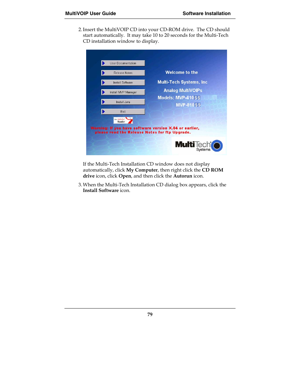 Multi-Tech Systems MVP210-SS User Manual | Page 79 / 415
