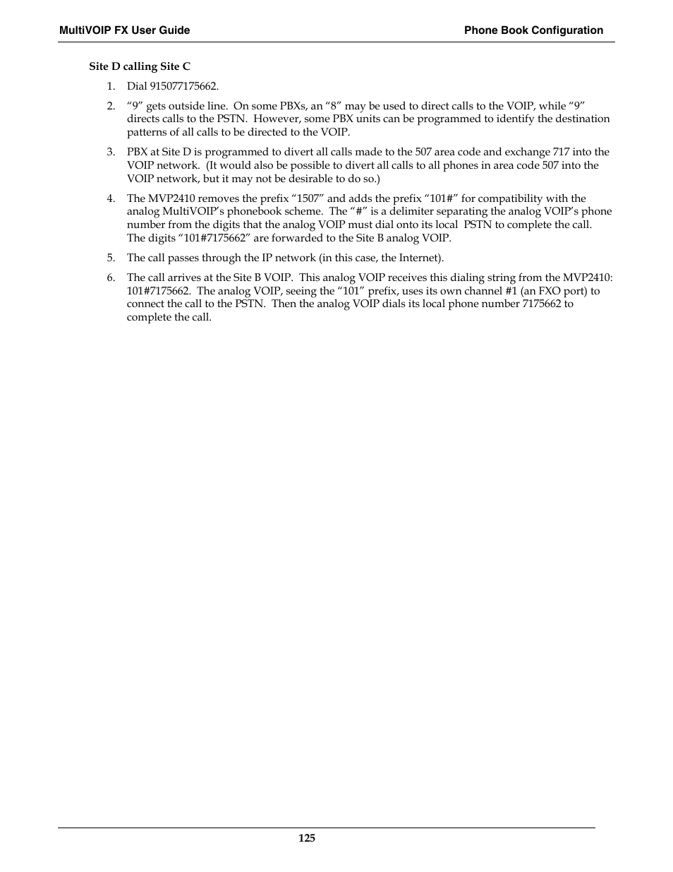 Multi-Tech Systems MVPFX2-2 User Manual | Page 125 / 193