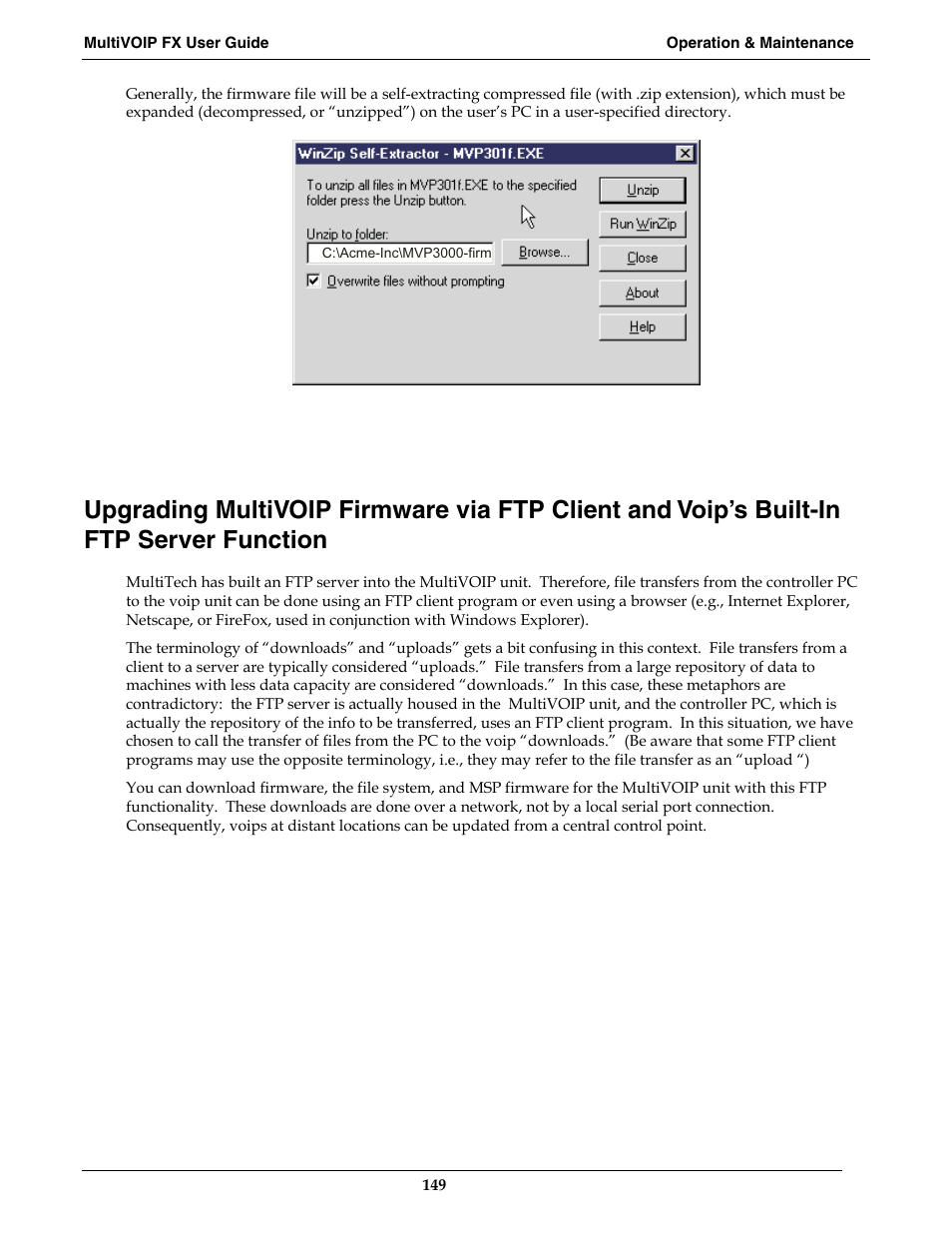 Multi-Tech Systems MVPFX2-2 User Manual | Page 149 / 193